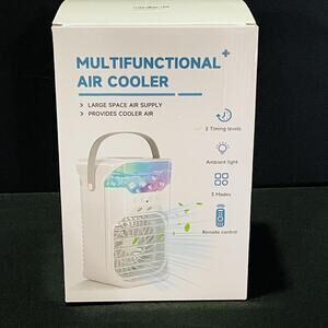 Multifunctional Air Cooler YXW-024H White Portable Remote Control 3 Modes
